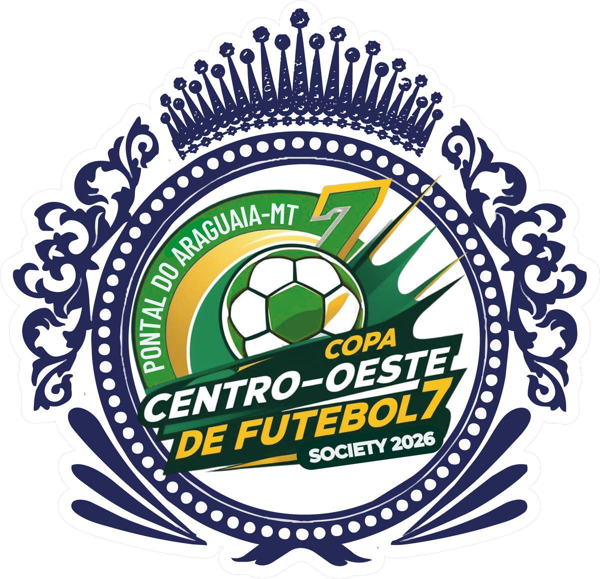 Logo da Copa Centro-Oeste de Futebol 7 Society 2026